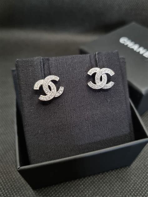 chanel gold circle earrings 2677 23|Chanel crochet earrings.